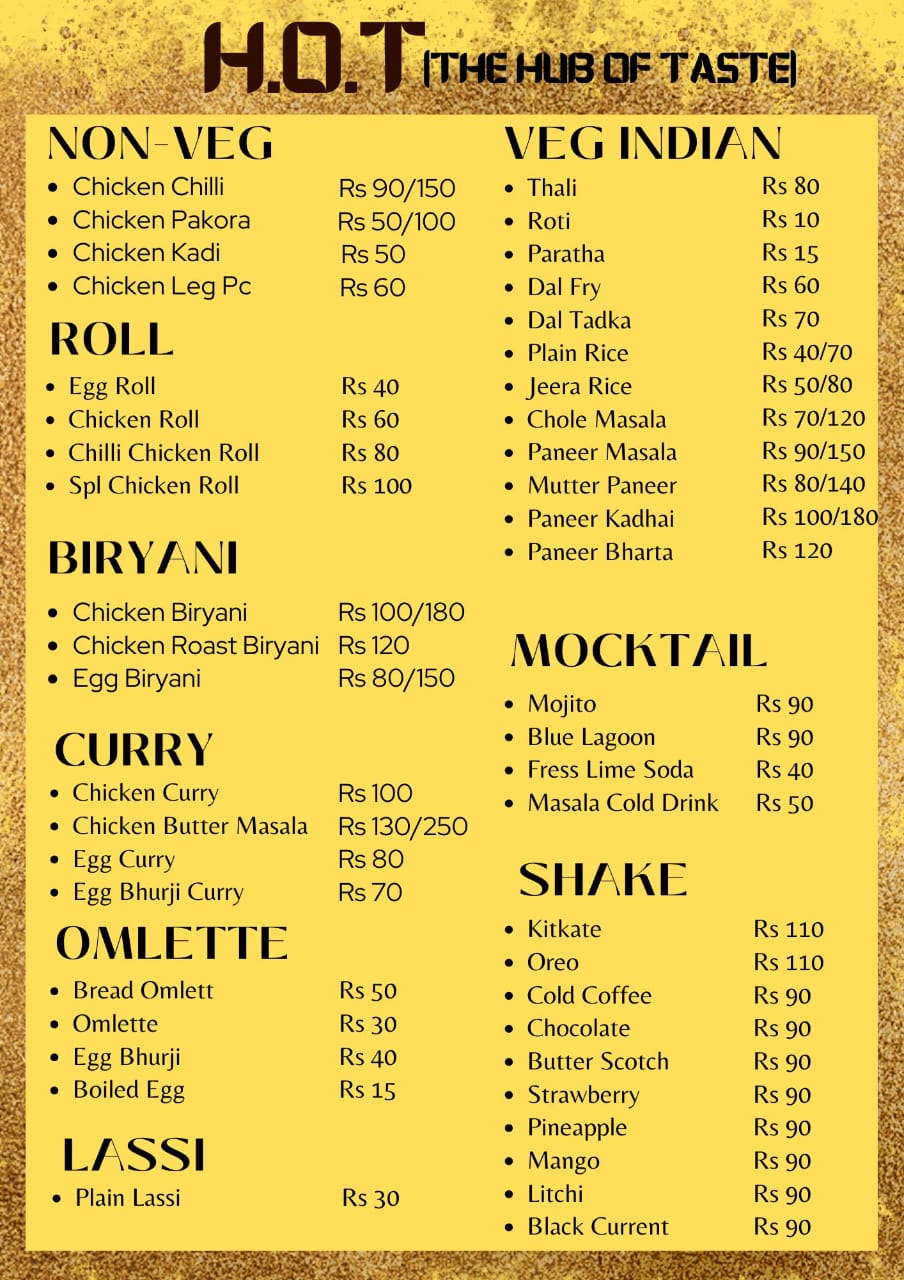 H.O.T Menu - Page 2